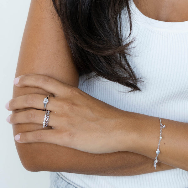 24kae Armband Met Bedels En Parels - 22464S