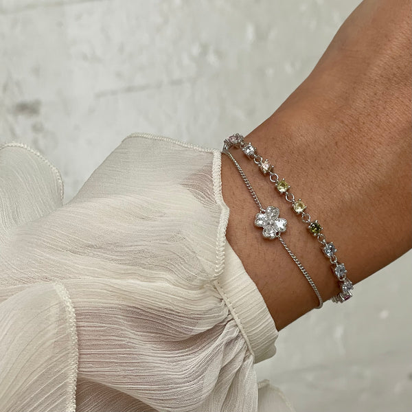 24kae Armband Met Gekleurde Stenen - 22476S