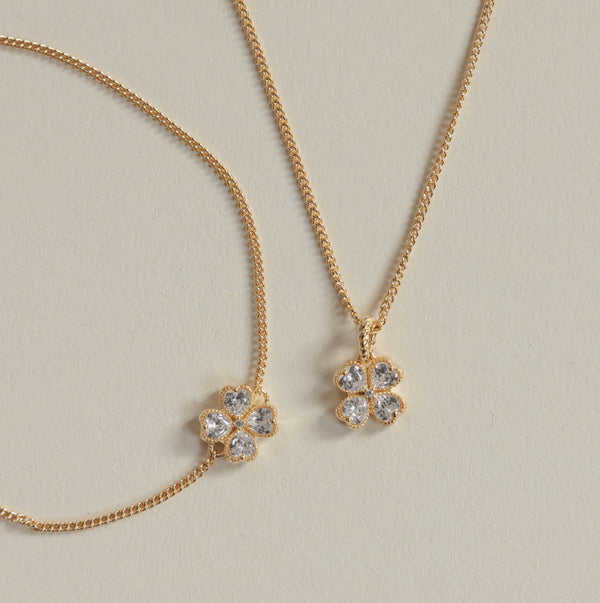 24kae Armband Met Klaverversiering - 22479S