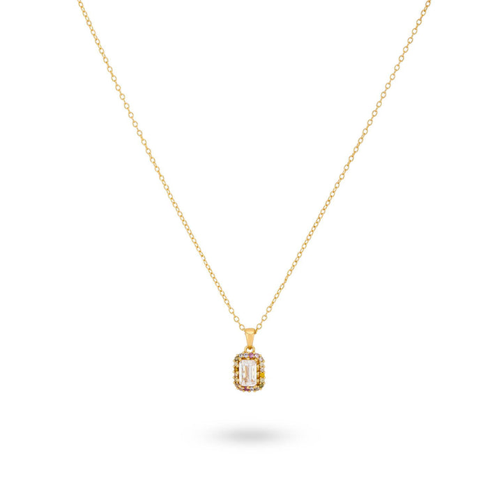 24kae Ketting met gekleurde stenen - 32487Y