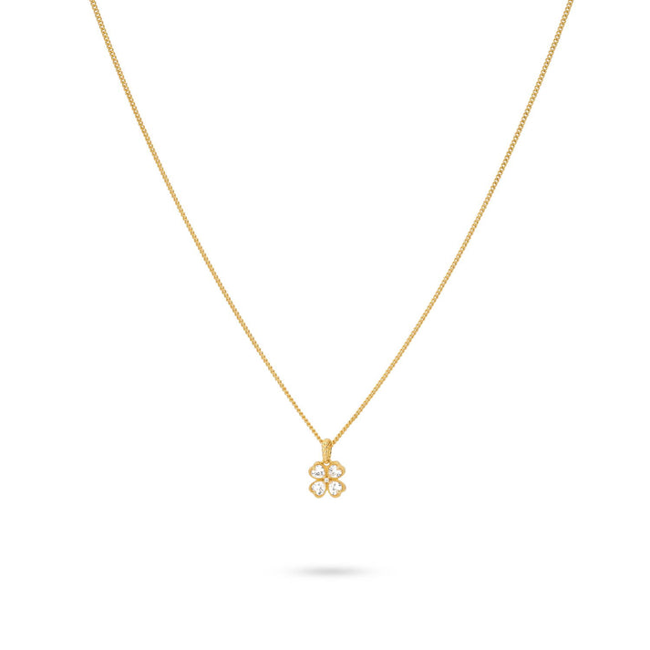 24kae Ketting met klaver hanger - 32489Y