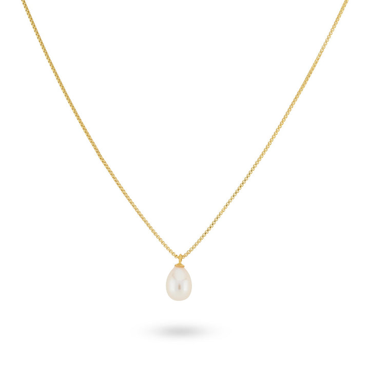 24kae Ketting met zoetwaterparel - 32478Y