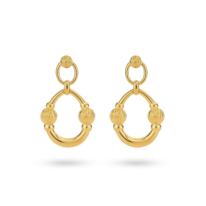 24kae Oorbel met bolletjes - 424113Y