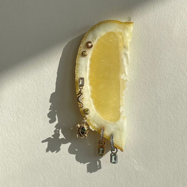 24kae Oorbel Met Hanger - 424128S