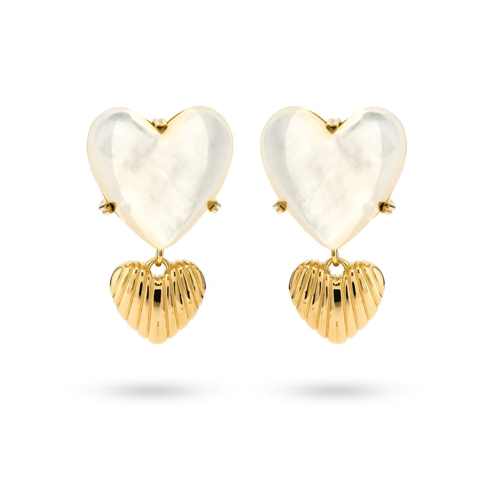 24kae Oorbel parelmoer - 42490Y