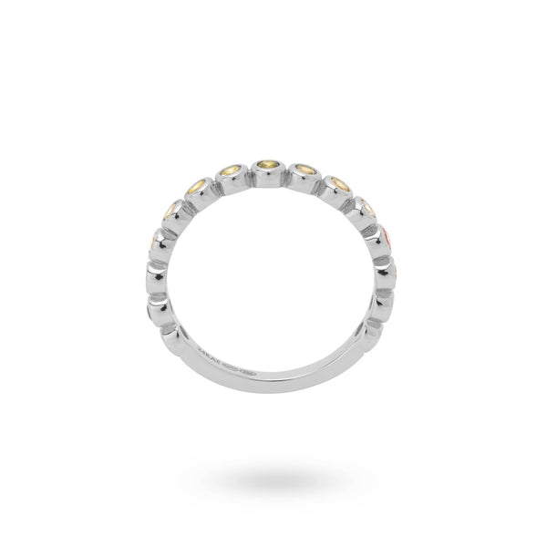 24kae Ring Met Gekleurde Stenen - 124157S