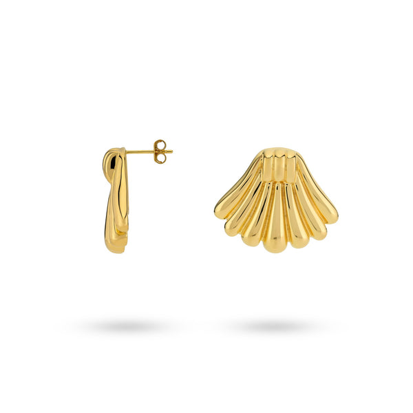 24kae Statement Oorbellen In De Vorm Van Een Schelp - 424107Y