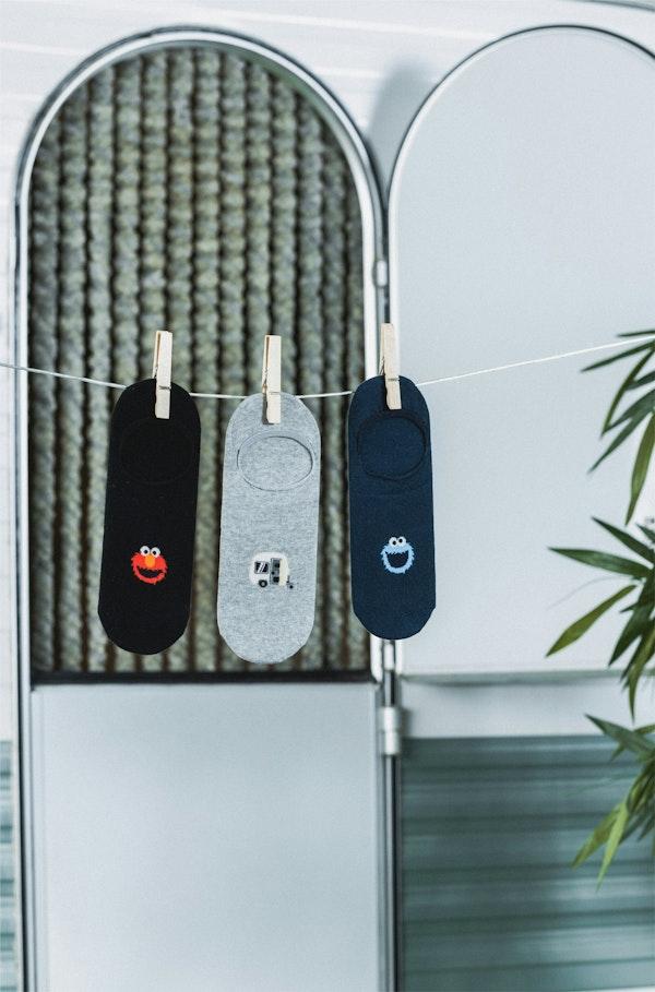 A Dam Underwear Black Elmo