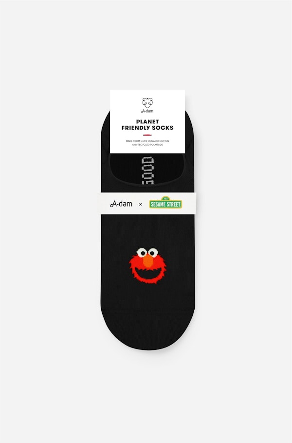 A Dam Underwear Black Elmo