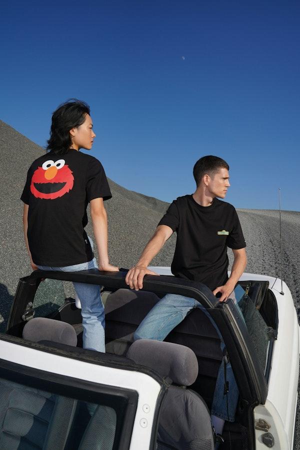 A Dam Underwear Black Elmo