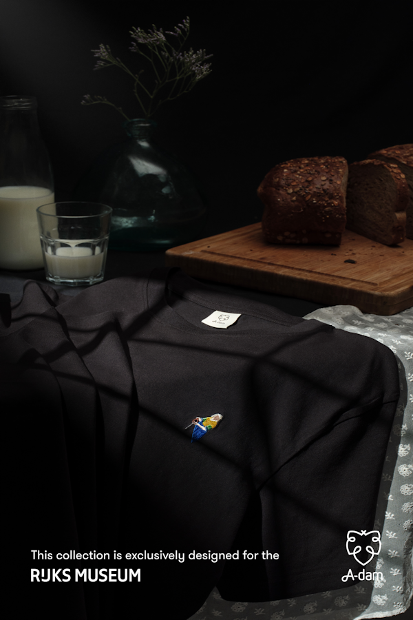 A Dam Underwear Black Tee Milkmaid