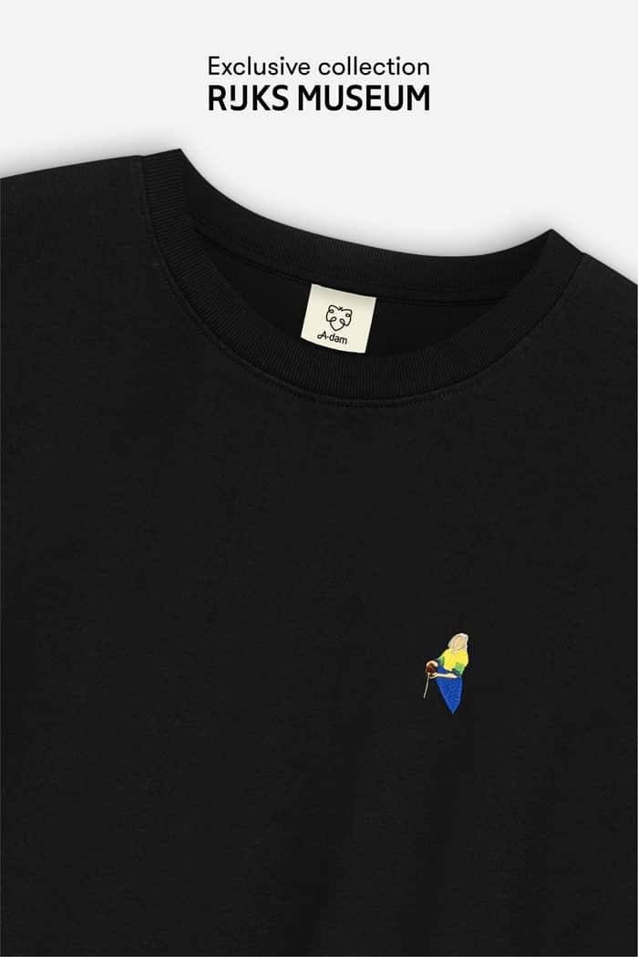 a dam underwear Black Tee Milkmaid