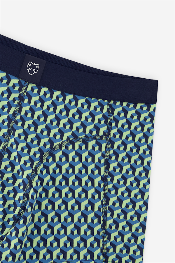 A Dam Underwear Blue Blocks
