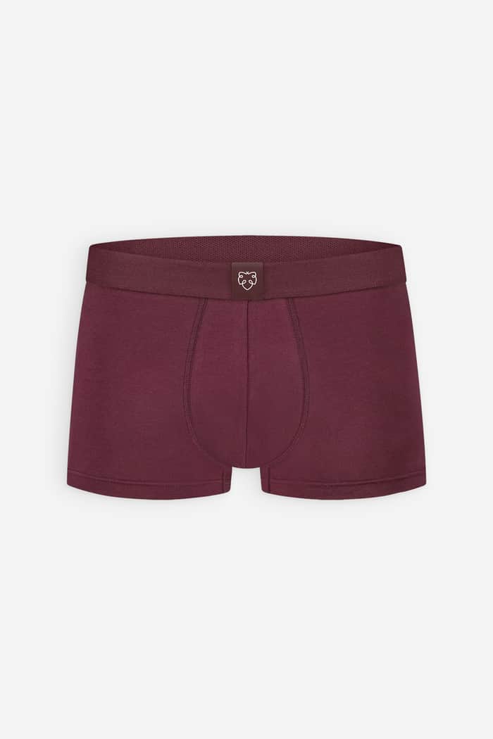 a dam underwear Burgundy Solid