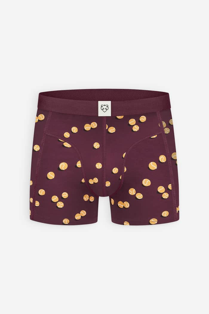 a dam underwear Burgundy Tennis Balls