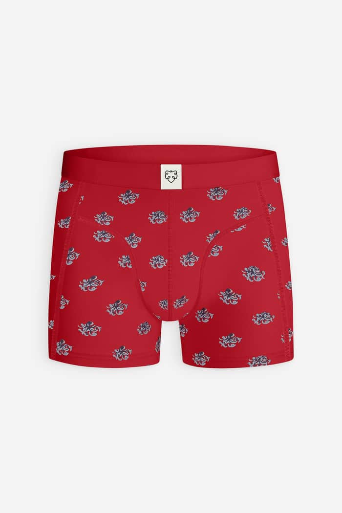 a dam underwear Red Octopus