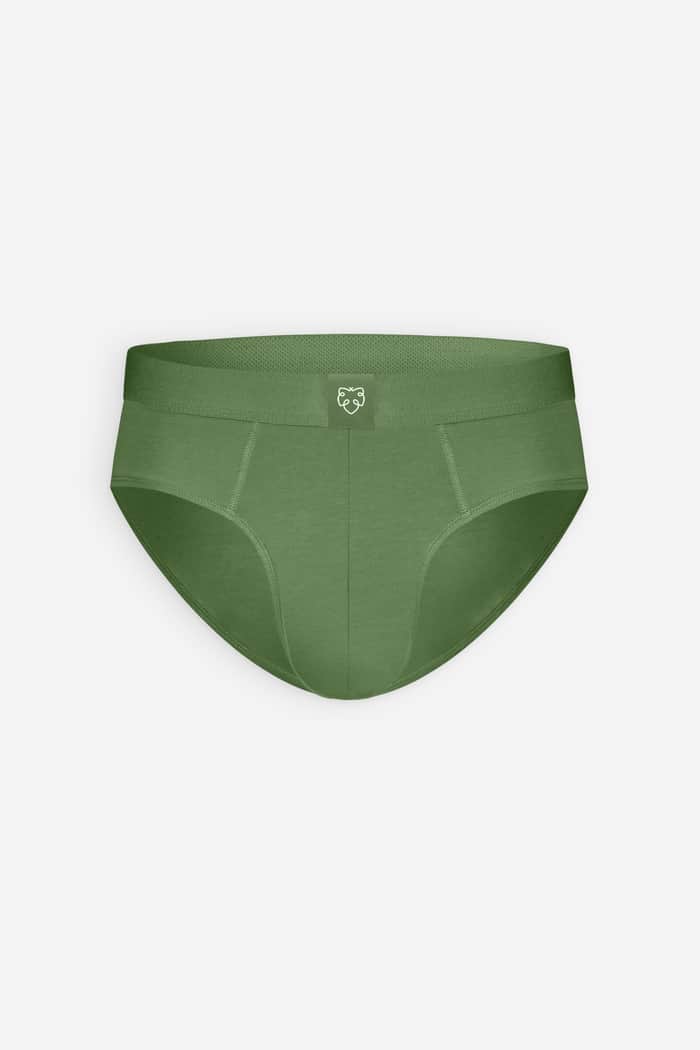 a dam underwear Solid Green