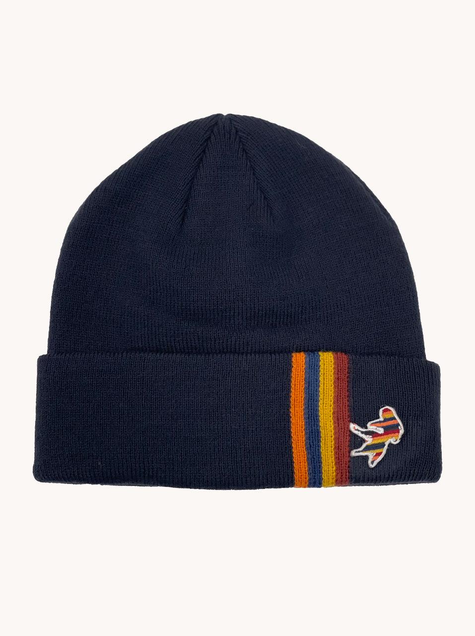 a fish named fred Beanie knitted stripe