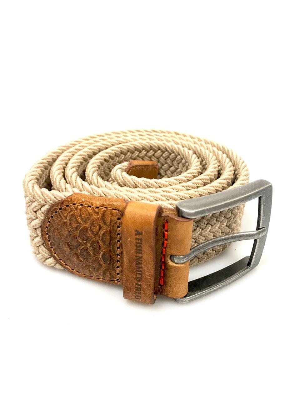 A Fish Named Fred Belt Braided Elastic