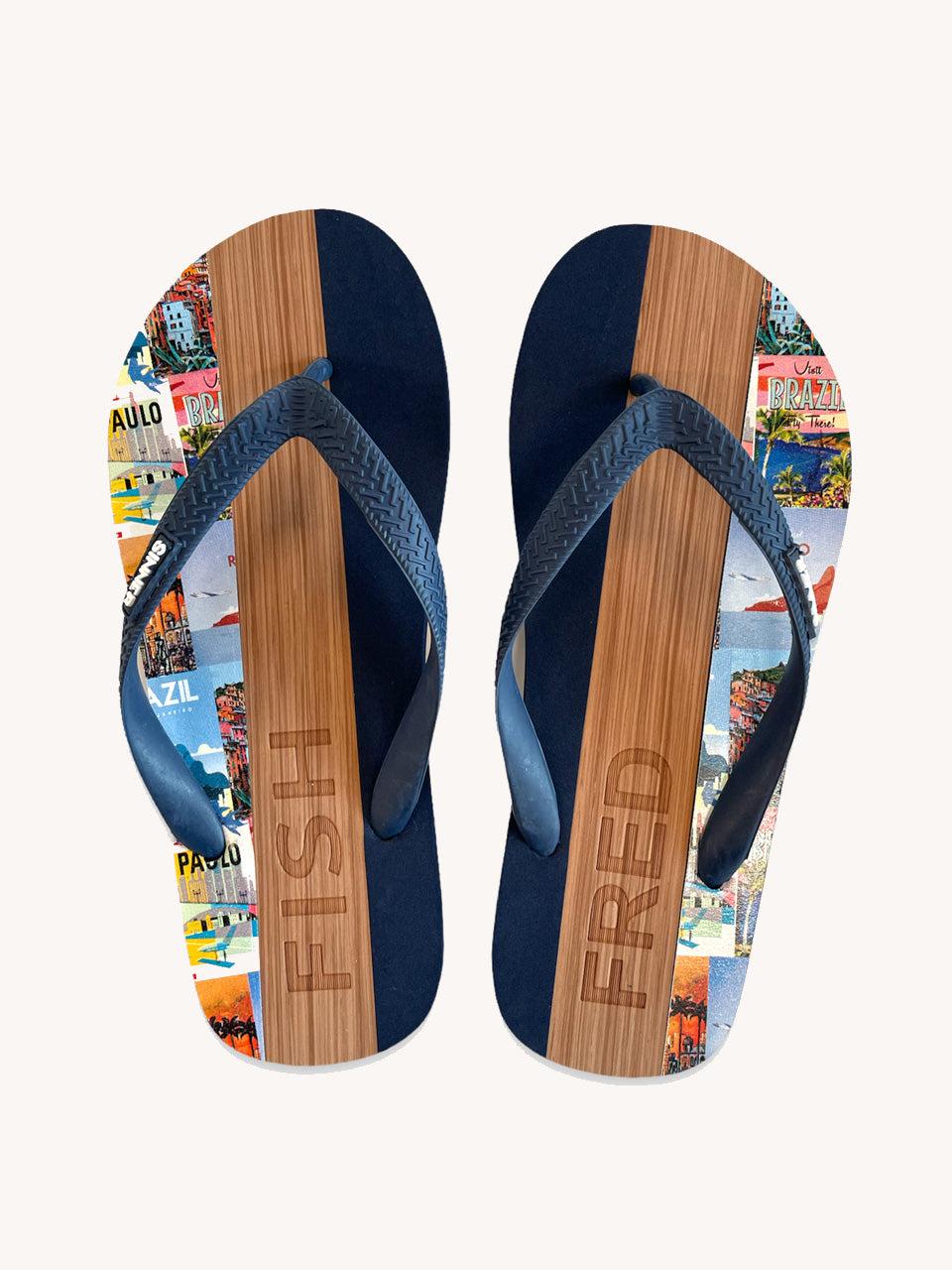 a fish named fred Flip Flops Brazil