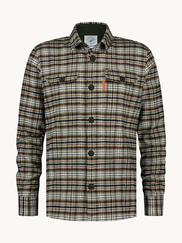 A Fish Named Fred Overshirt Brushed Check