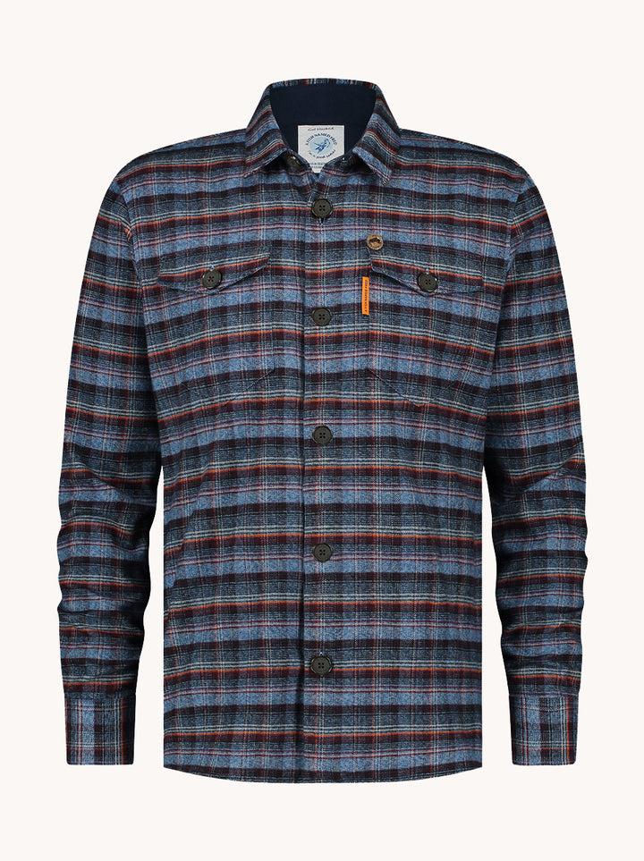 A Fish Named Fred Overshirt Brushed Double Check