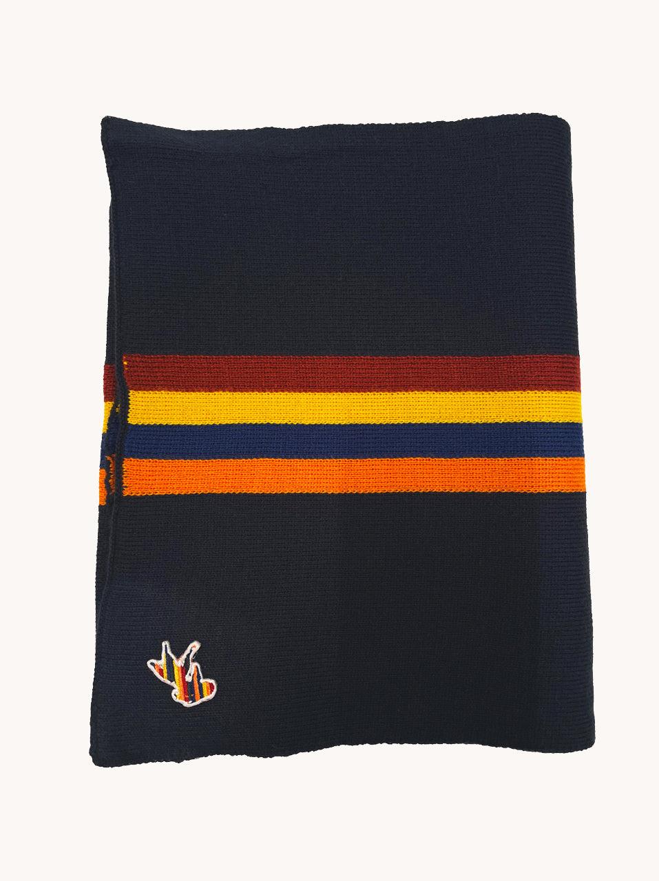 A Fish Named Fred Scarf Knitted Stripe