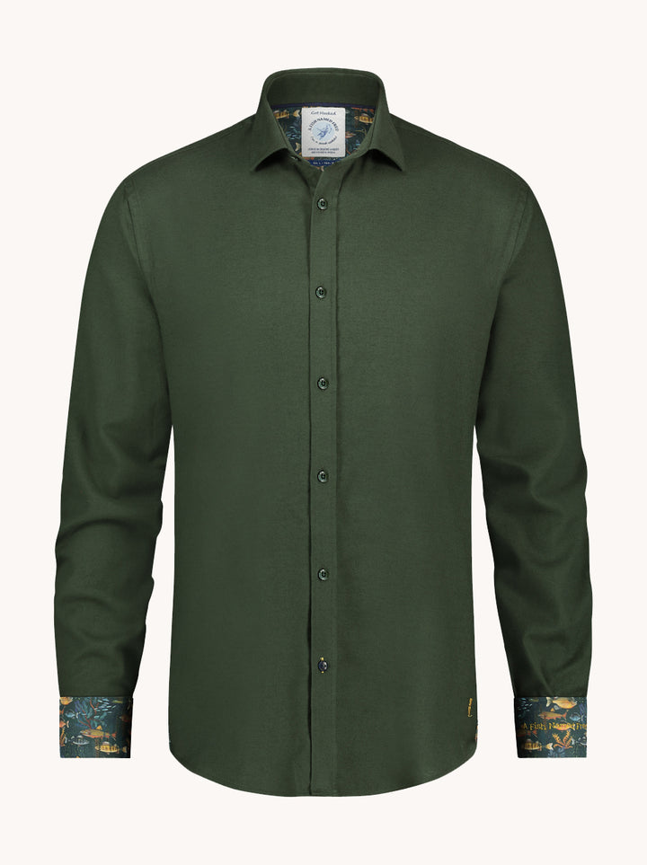 a fish named fred Shirt brushed twill