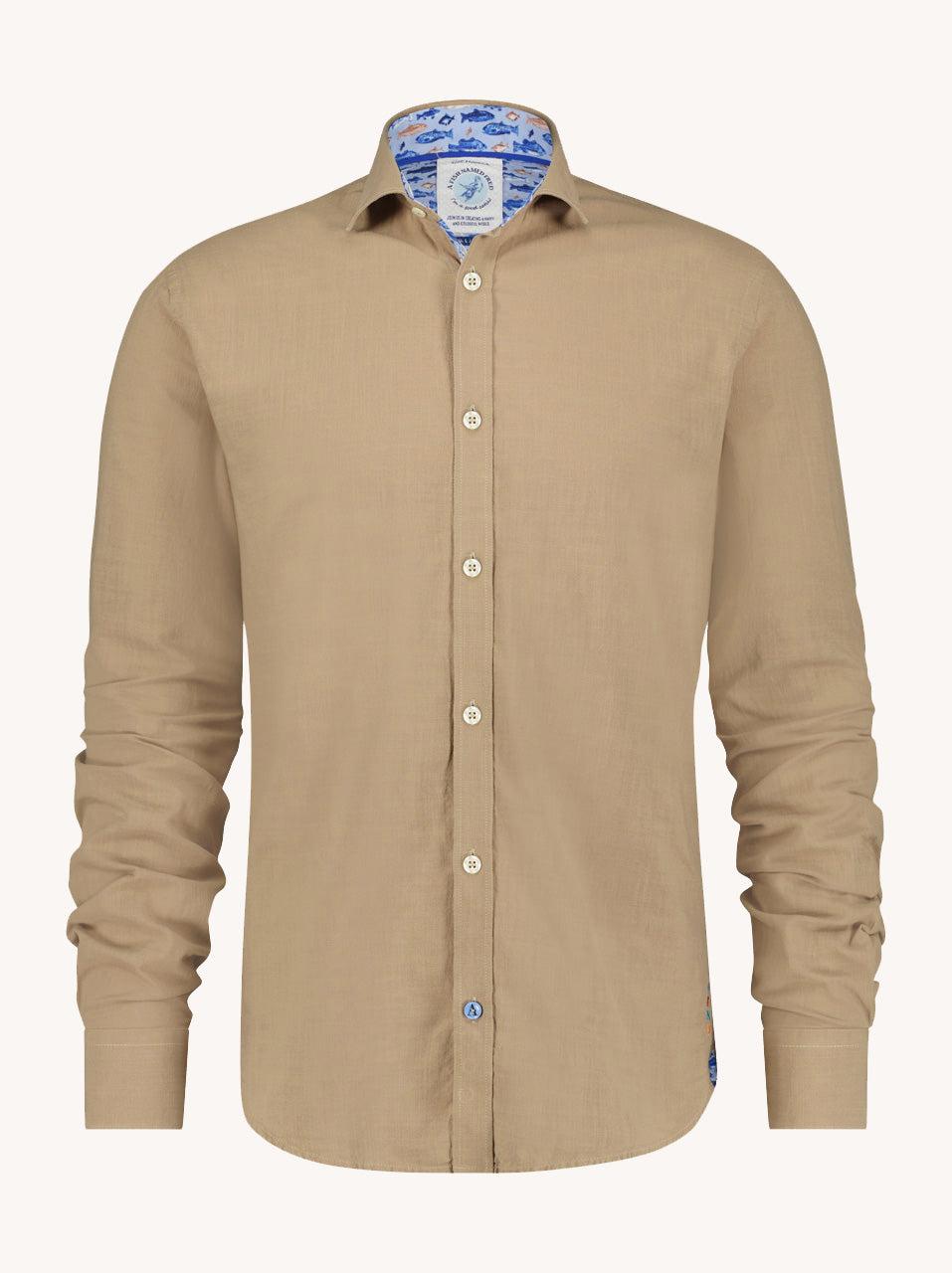 A Fish Named Fred Shirt Linen Look