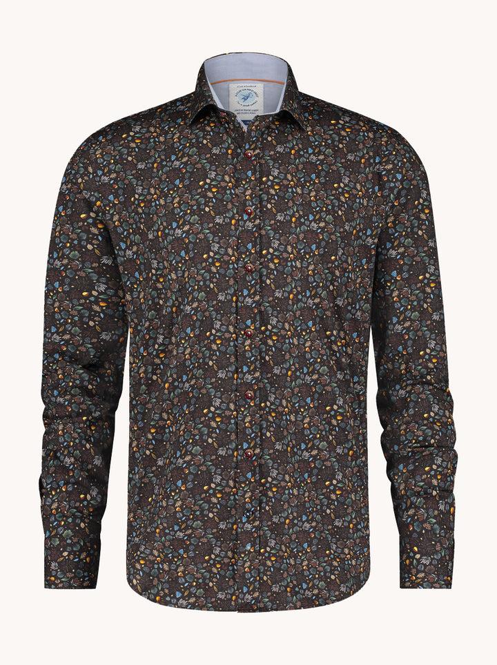 A Fish Named Fred Shirt Small Leaves