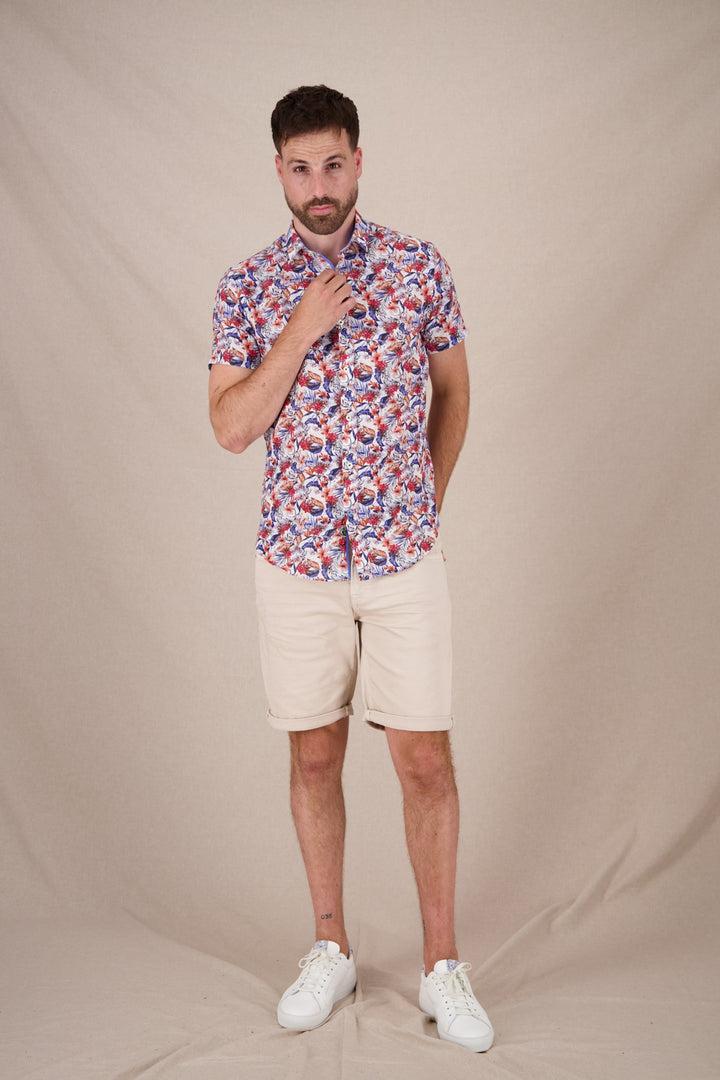 A Fish Named Fred Shirt SS Floral