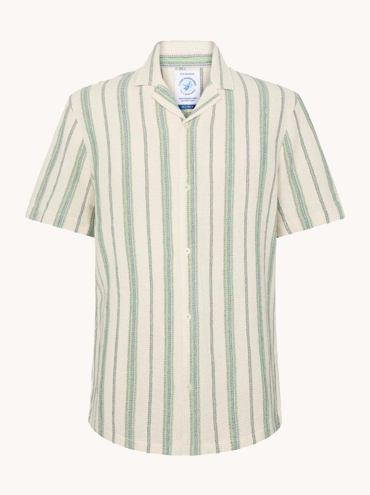 a fish named fred Shirt SS knit colorful stripe