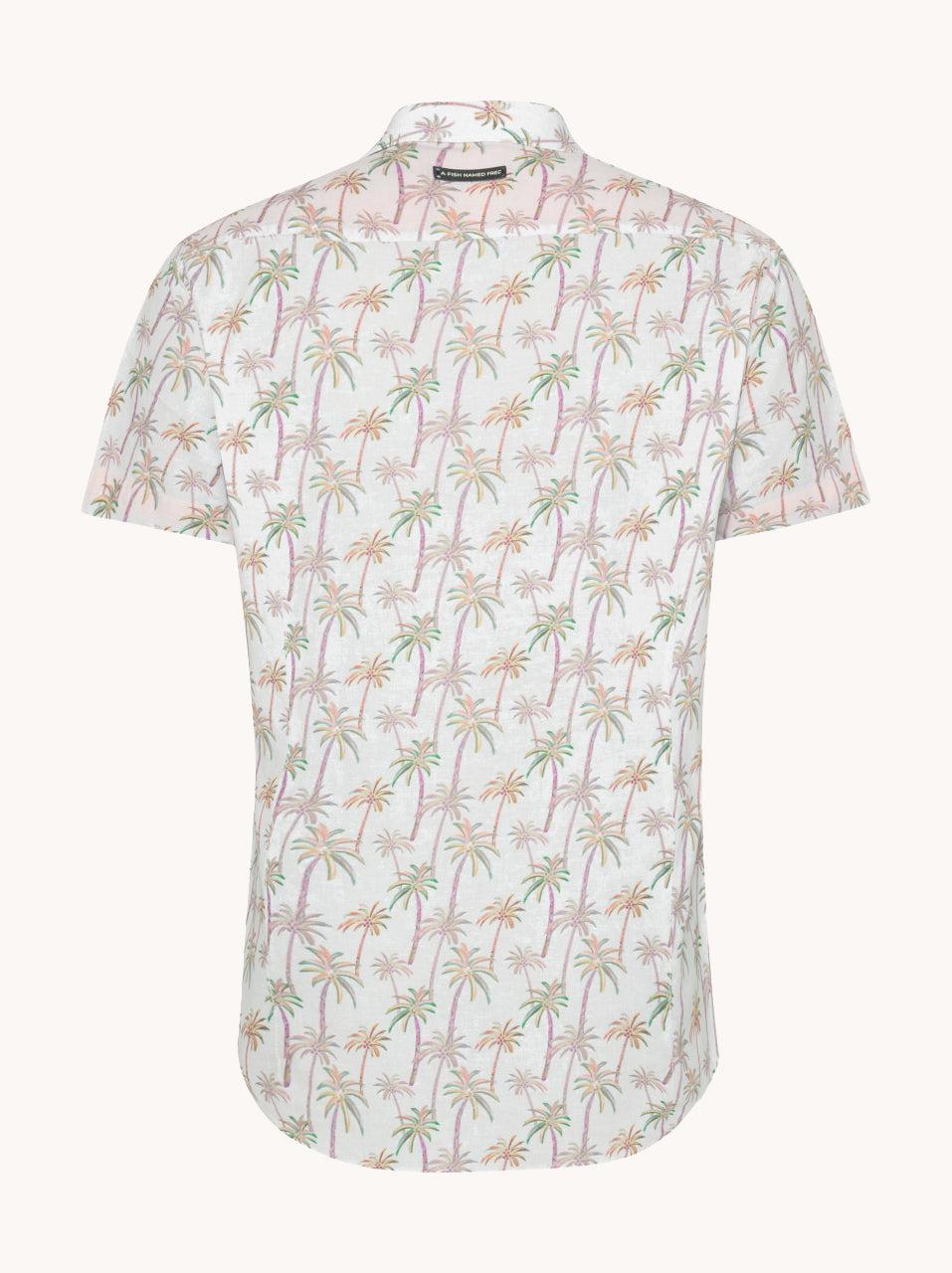 A Fish Named Fred Shirt SS Palm Trees