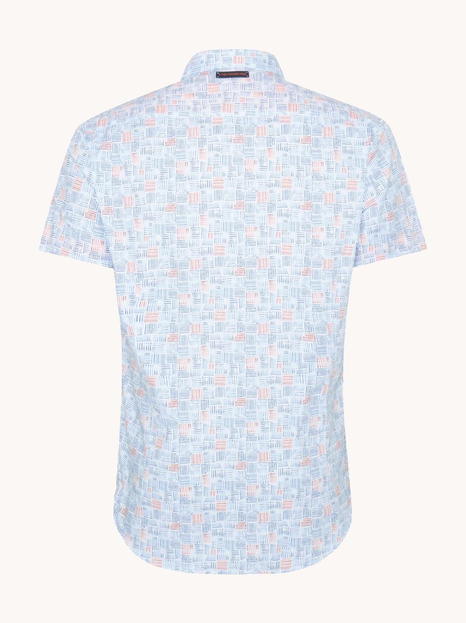 A Fish Named Fred Shirt SS Watercolor Stripes