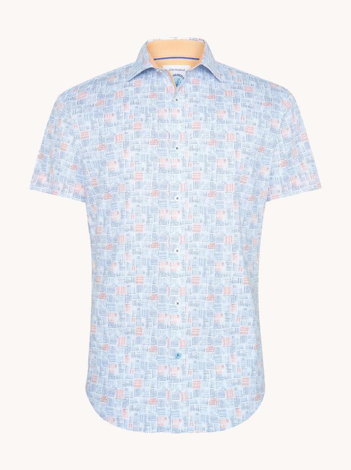 a fish named fred Shirt SS watercolor stripes