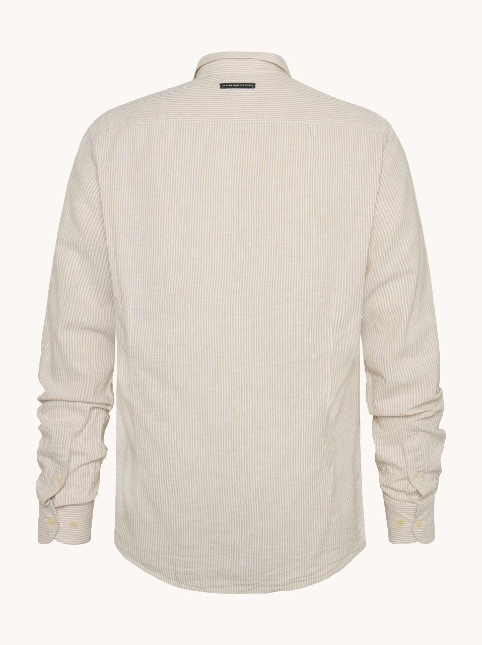 A Fish Named Fred Shirt Stripe Linen