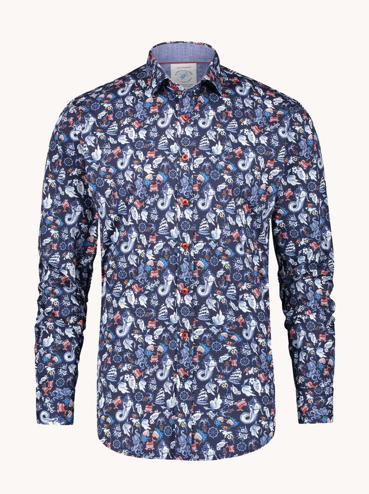 a fish named fred Shirt tattoo print F Classics