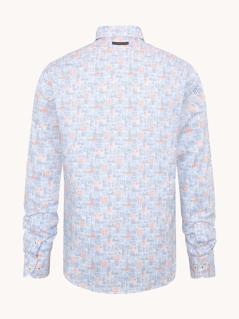 A Fish Named Fred Shirt Watercolor Stripes