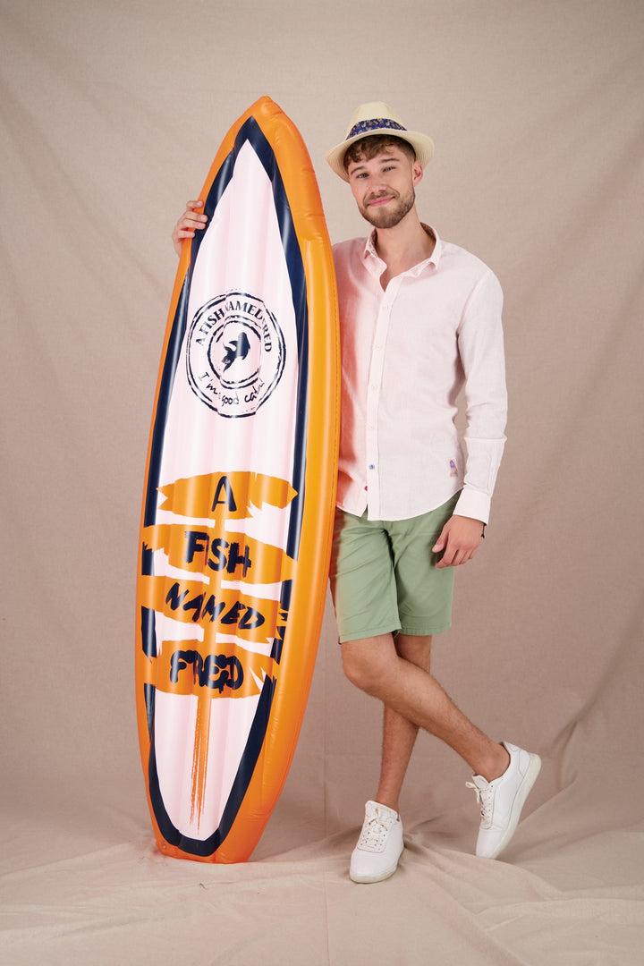 A Fish Named Fred Straw Hat Floral