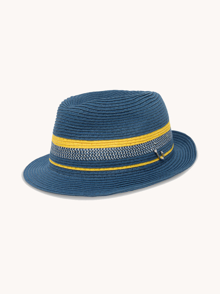 A Fish Named Fred Straw Hat Multi Stripe