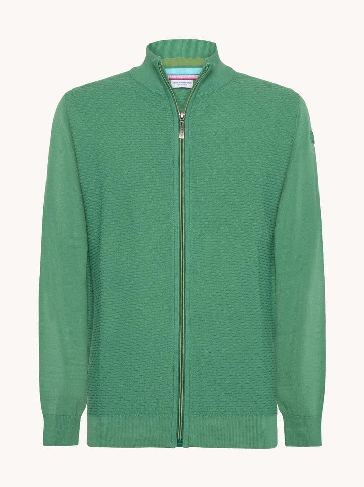 a fish named fred Structure cardigan