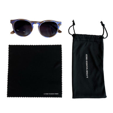 A Fish Named Fred Sunglasses Wood