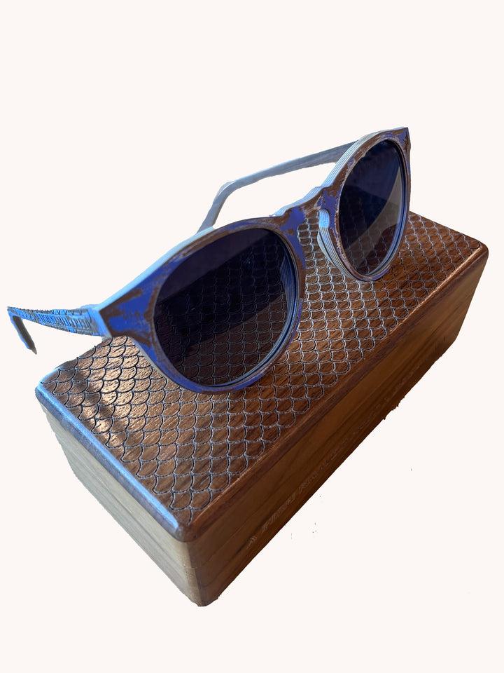 a fish named fred Sunglasses wood