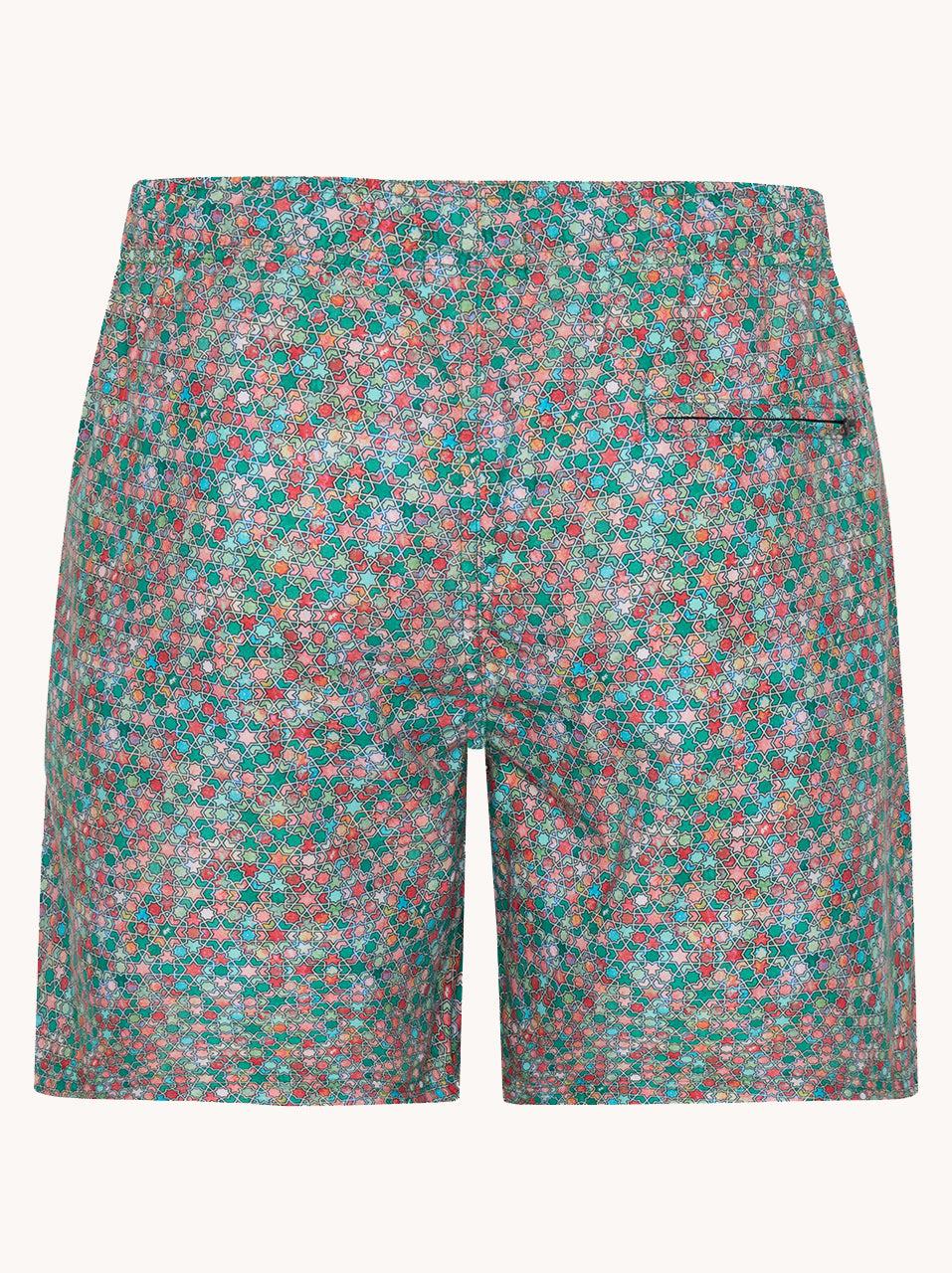 A Fish Named Fred Swimshort Star Tiles