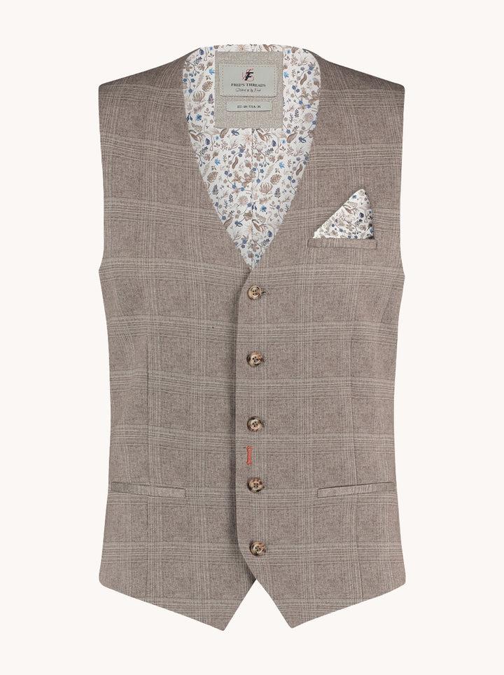 a fish named fred Waistcoat check