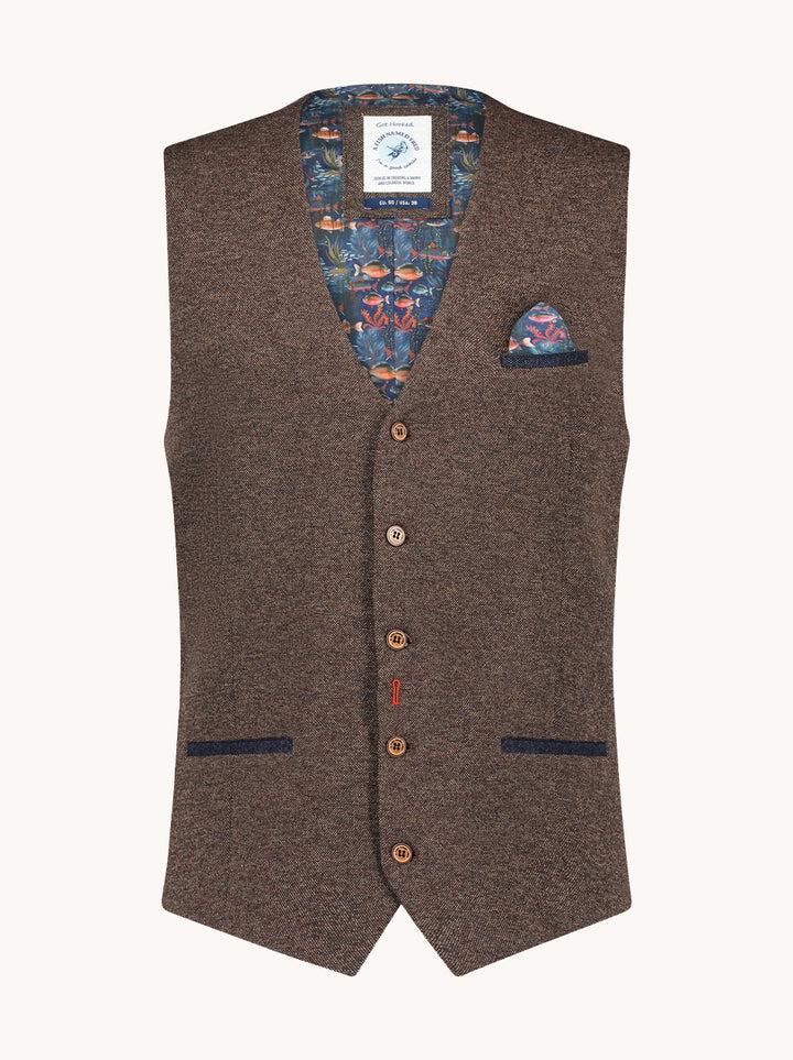 a fish named fred Waistcoat pique