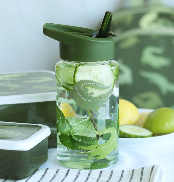 A Little Lovely Company Drinkfles: Krokodillen