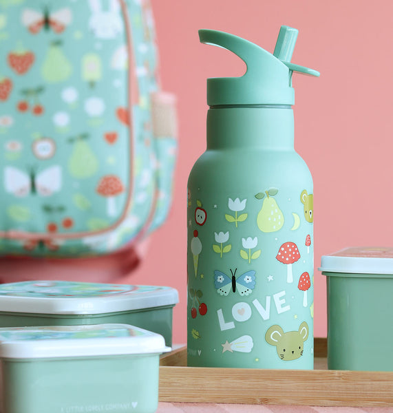 A Little Lovely Company RVS Drinkfles: Joy