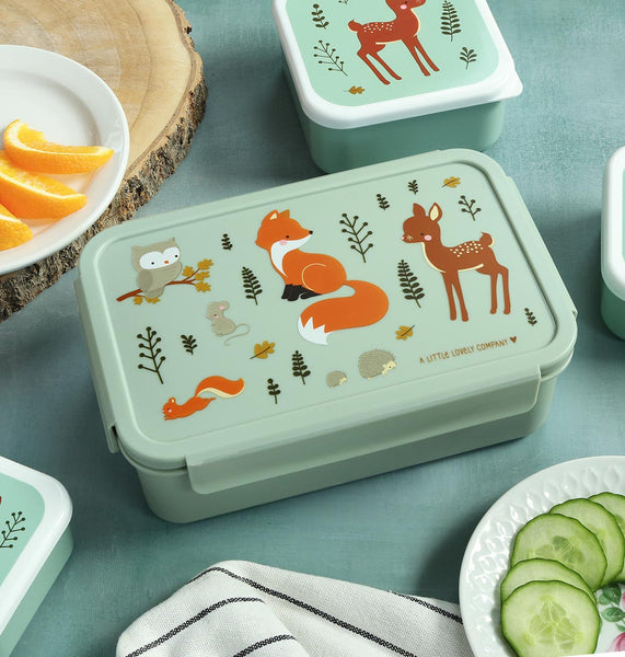 A Little Lovely Company Bento Lunch Box: Bosvriendjes