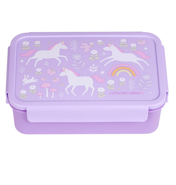 a little lovely company Bento lunch box: Unicorn Dreams